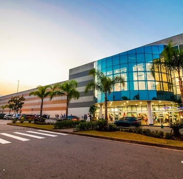 Piso Shopping com endurecedor de superfície