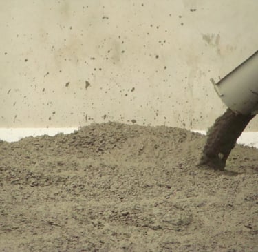 concreto com endurecedor de superfície