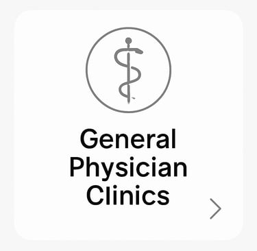 Find general physician clinics in karnal