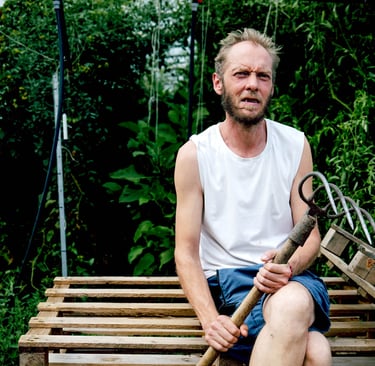 Jonathan, encadrant à l'Ecole de la Terre