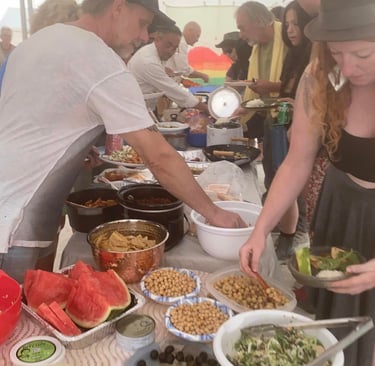 Anonymous VIllage Potluckl