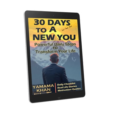 30 days to a new you motivational ebook by Yamama Khan