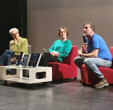 alain surina fabienne delfour christelle clamens battle dauphin requins shark education club