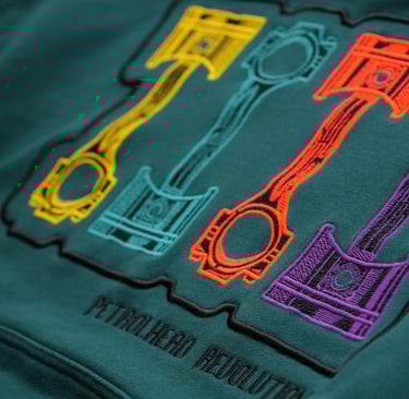 Sudaderas con diseños petrolheads