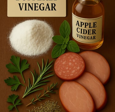buffered vinegar for meat and poulty