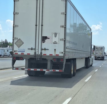 48 foot Transport Truck Trailer with a Cable Seal