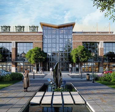 Rendu 3D extérieur ultra réaliste d’un bâtiment public – BenRaff Studio
