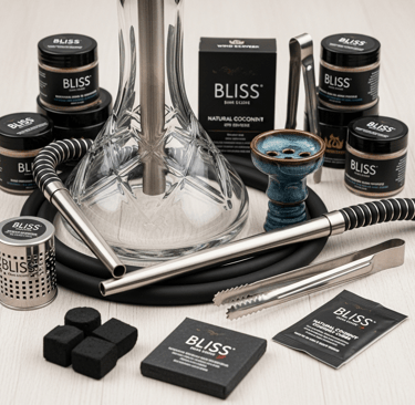 hookah accessories, hookah tobacco bowl, shisha tong, shisha accessories, hookah galss base