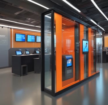 a long line of black objects on a white background