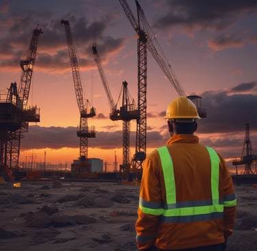 a group of people standing on the side of a building
