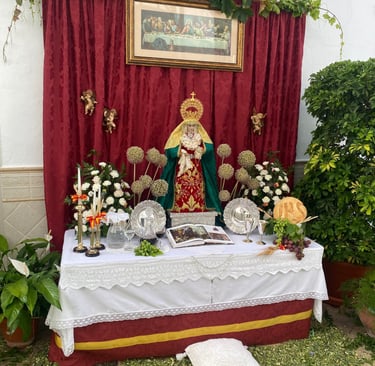 Benalmadena Pueblo autel vierge
