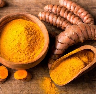 Herbal Turmeric Extract known for anti-inflammatory and brightening skin benefits