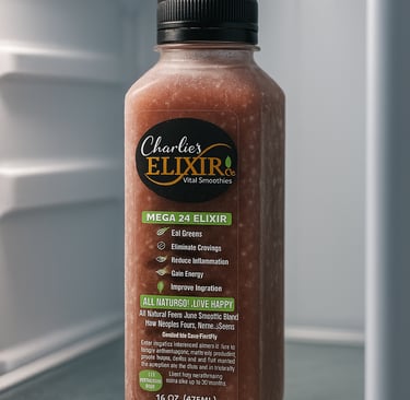 detox drink in the fridge