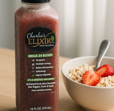 detox drink at breakfast