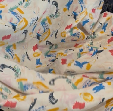 vibrant digital print cotton fabric