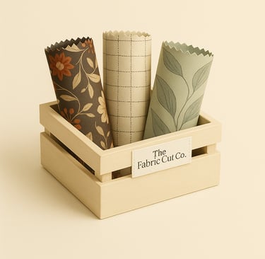 rolled up swatch designs of digital print fabric