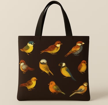 An everyday tote -digital prints