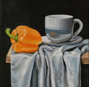 still life oil painting