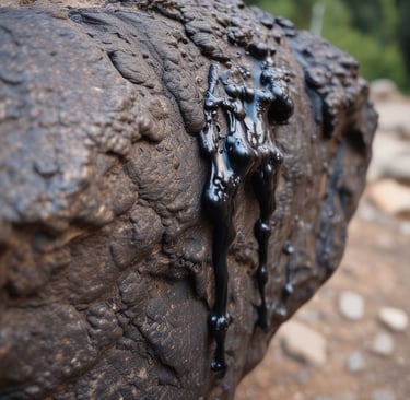 brown and gray rock formation