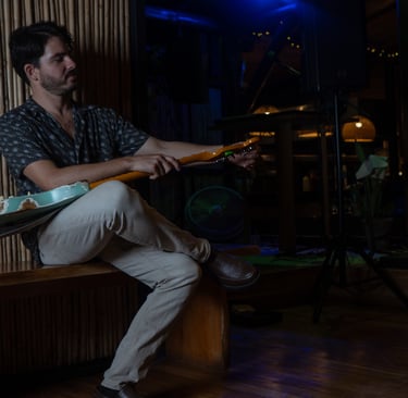 Música en vivo tipo jazz house para cena sofisticada en restaurante boutique en San José.