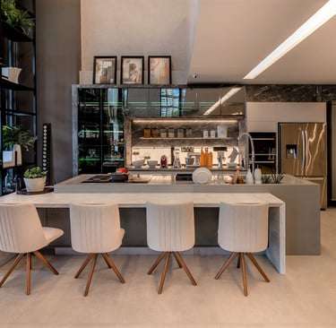 Projeto de Reforma de Cozinha com Ilha em São Paulo