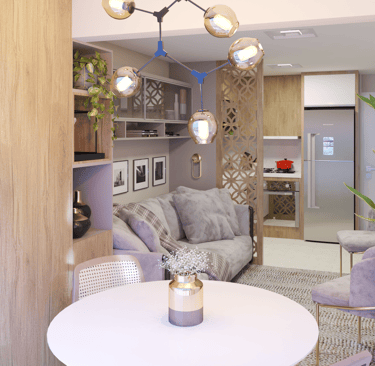 Projeto de Interiores de Apartamento Compacto em São Paulo