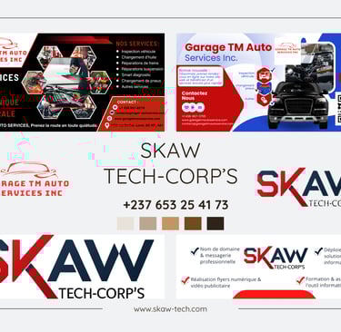 Réalisations flyers et logo 