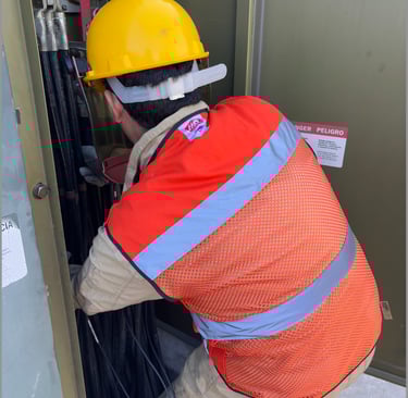 medición en subestación 