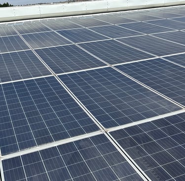 Plancha de paneles solares