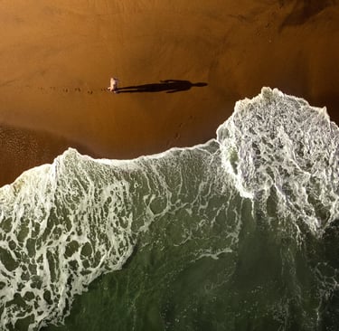 photo paysage plage mer vue-aérienne 