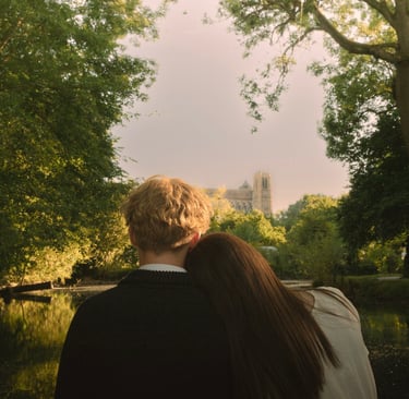 photo portrait couple cathédrale nature