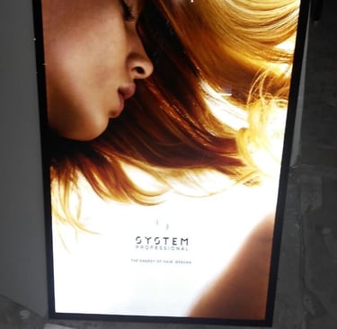 easy to display fabric signage for creating visual impact