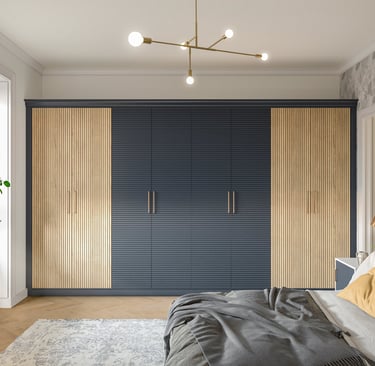 Cleveland fluted modern bedroom and kitchen