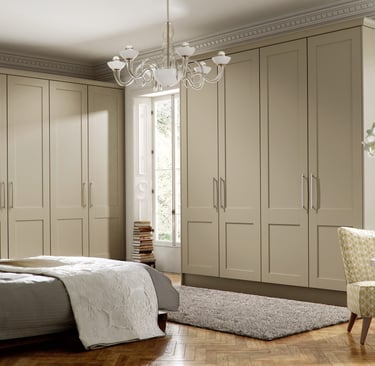 Gresham traditional shaker fitted bedroom wardrobes