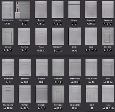Made to measure kitchen doors