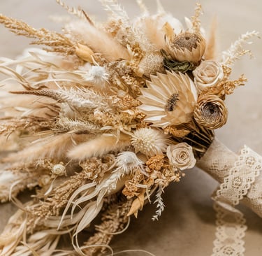 bouquet de mariée boho