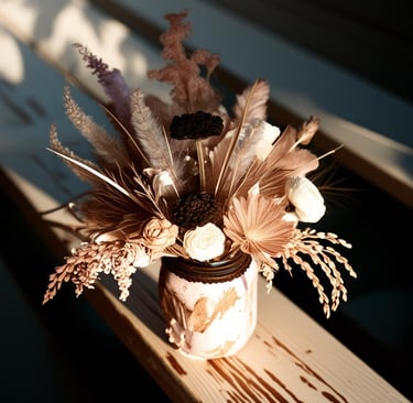 Cadeau original la Réunion fleurs séchées