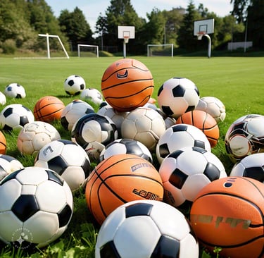Sports Balls - AI Generated Image