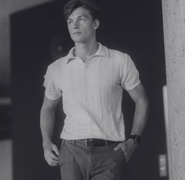 a man with high standards walking