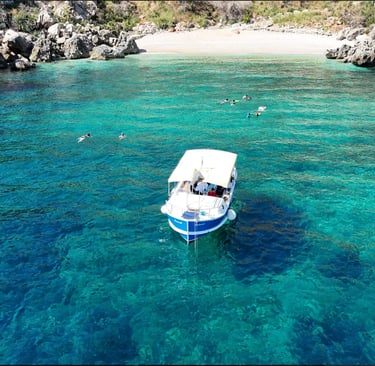 tour boat zingaro natural reserve