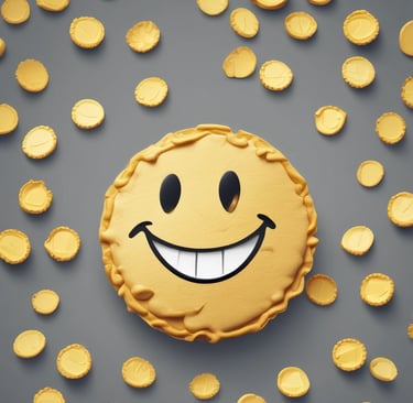 a smiley face with a dollar sign on it