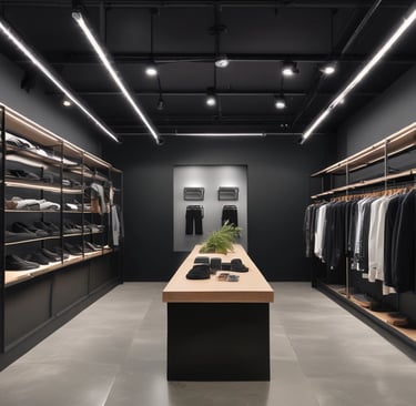 Pink neon light word 'Sale' is displayed against a textured dark background, with glow reflecting off the surface.