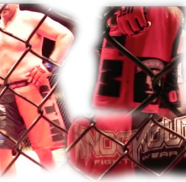 a man in a caged caged in a caged cage