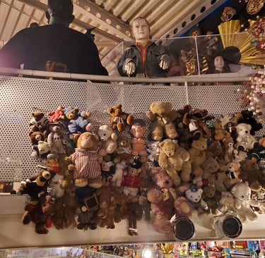 Collection of teddy bears at Museum 