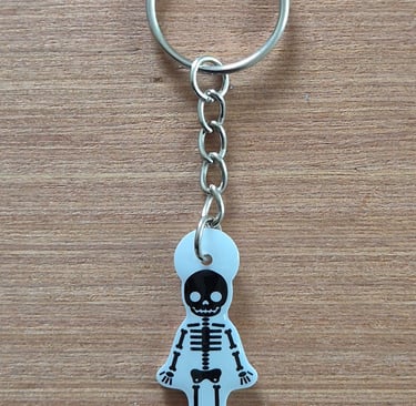 Porte-clefs squelette