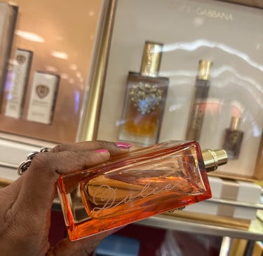 hand engraved perfume bottle