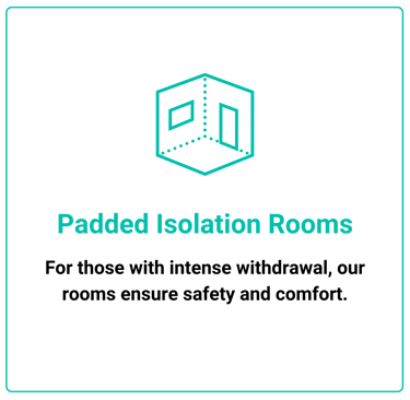 padded isolation room for severe withdrawal harmony rehabilitation center
