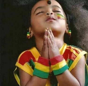 child praying