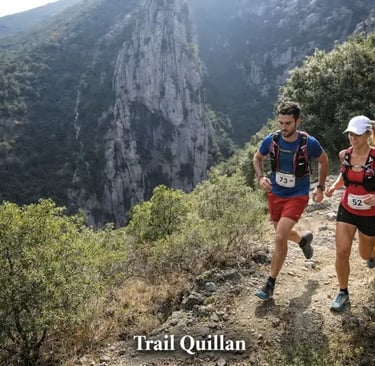 Trail des 3 Quilles à Quillan dans les Pyrénées Audoises