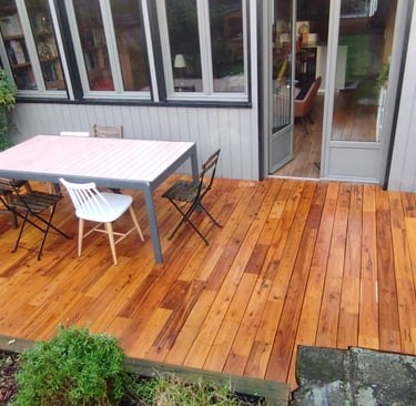 terrasse en acacia Nantes centre